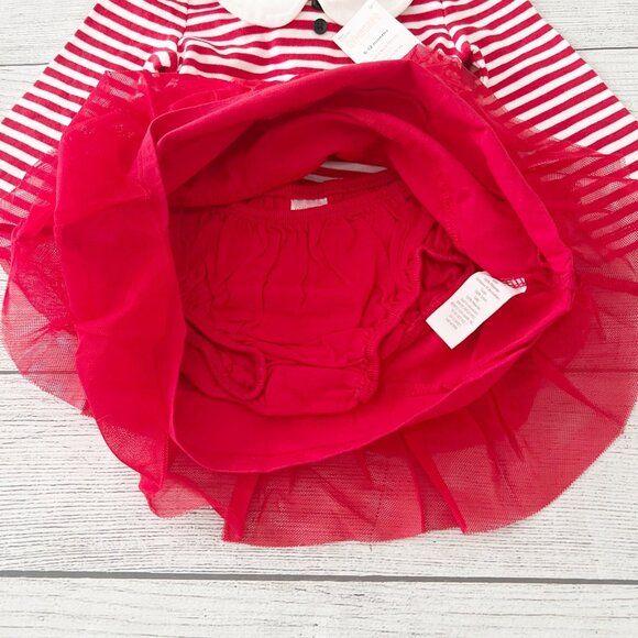 NWT Gymboree Holiday Striped Dress - Picture 3 of 5